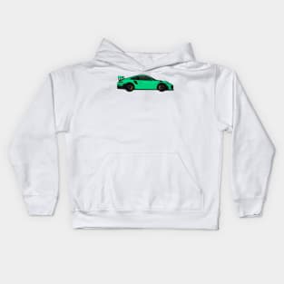 GT2RS Side Mint-Green Kids Hoodie